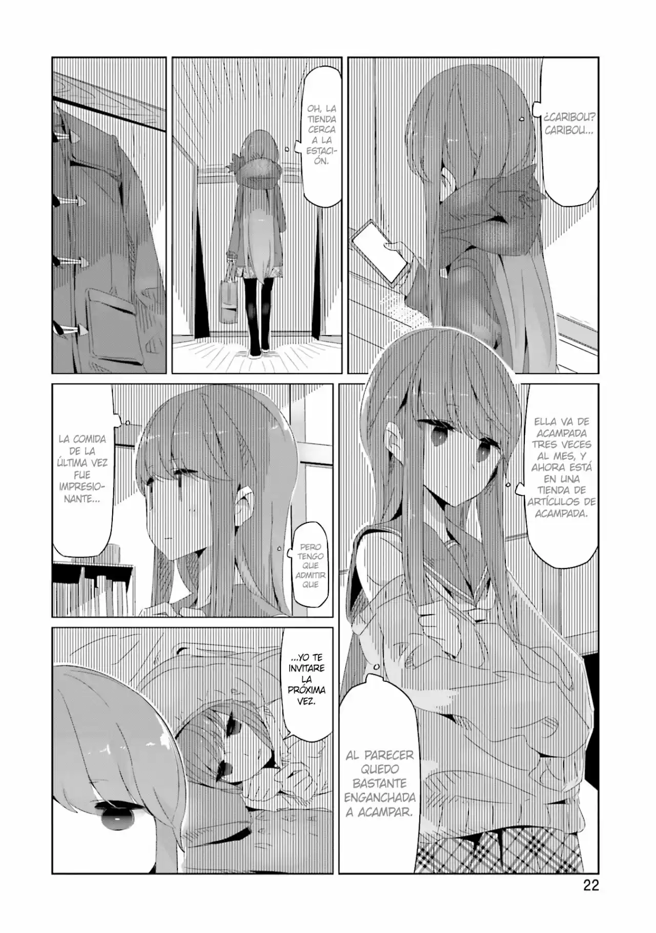 Yurucamp capítulo 14, página 24