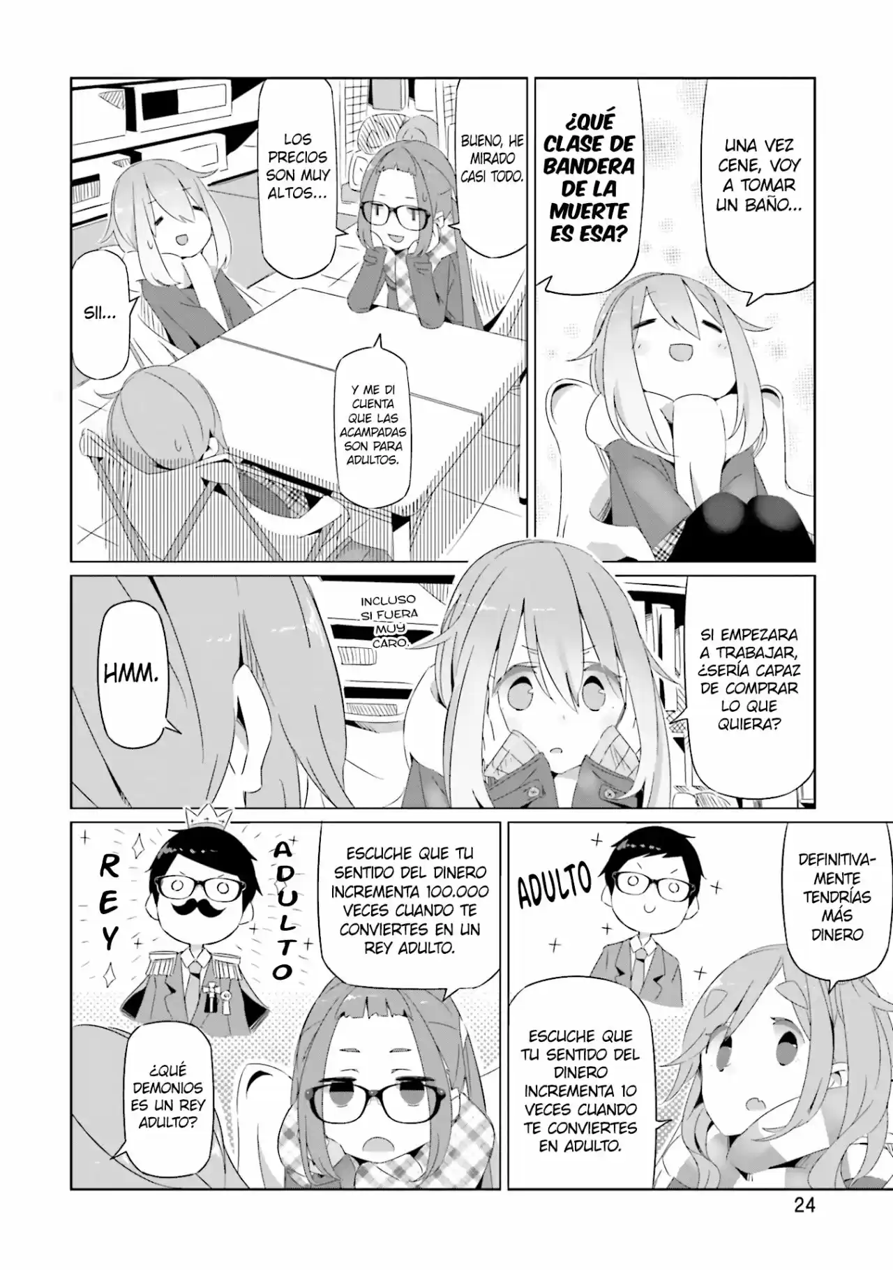 Yurucamp capítulo 14, página 26