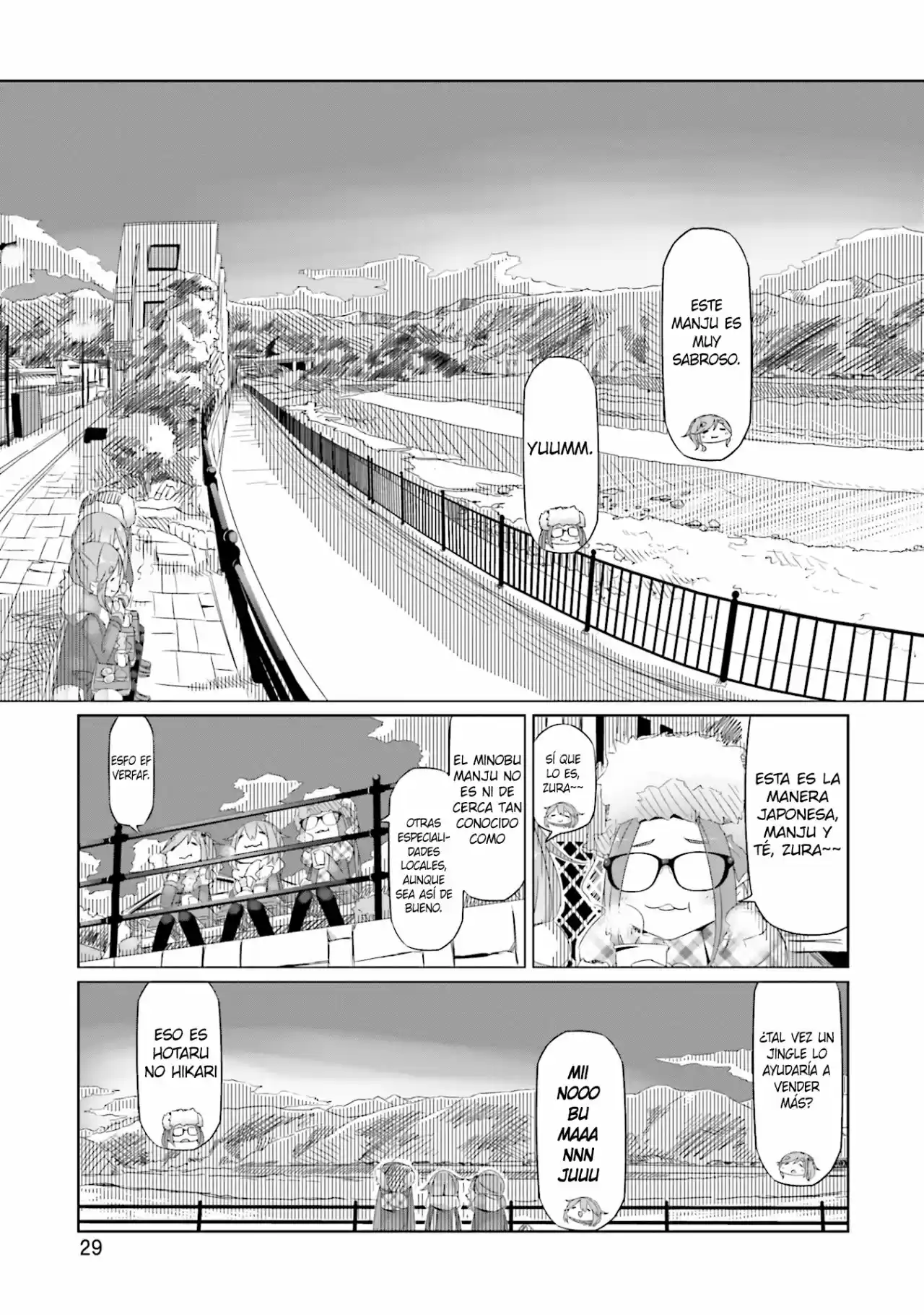 Yurucamp capítulo 14, página 31