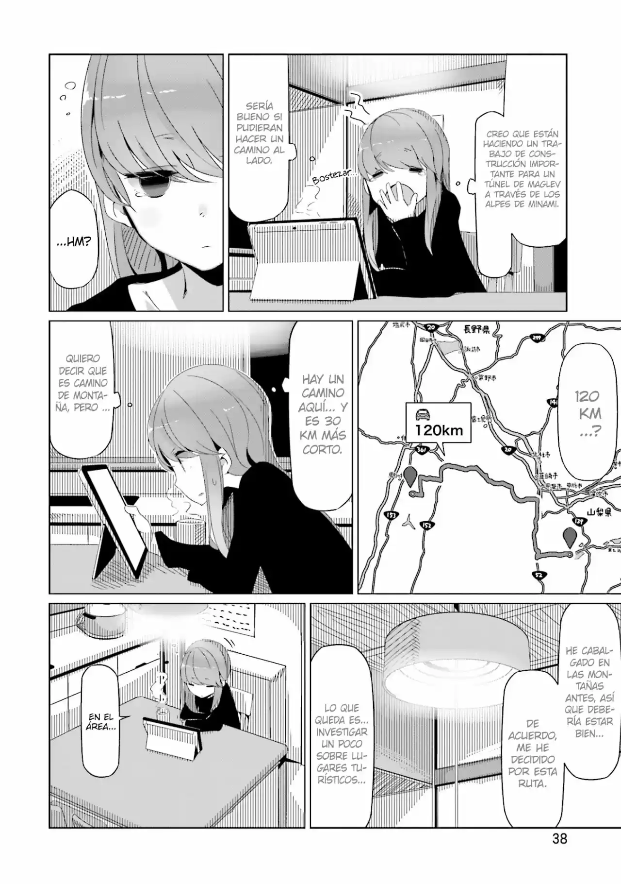 Yurucamp capítulo 15, página 6