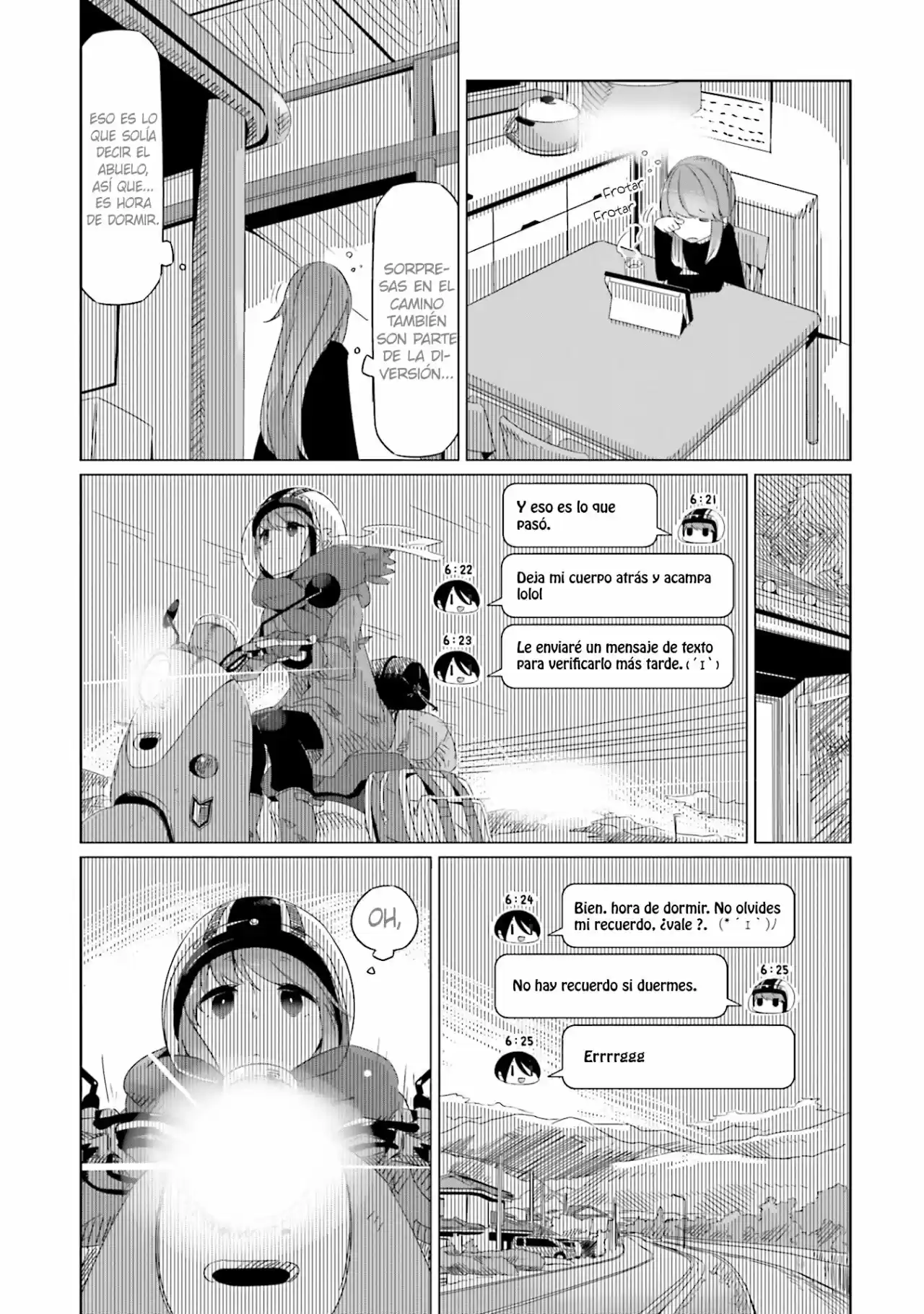Yurucamp capítulo 15, página 7