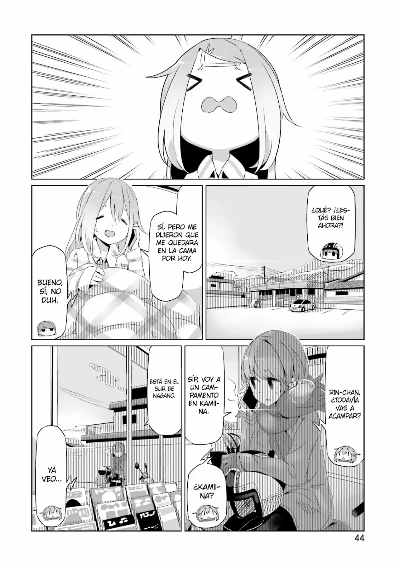 Yurucamp capítulo 15, página 12