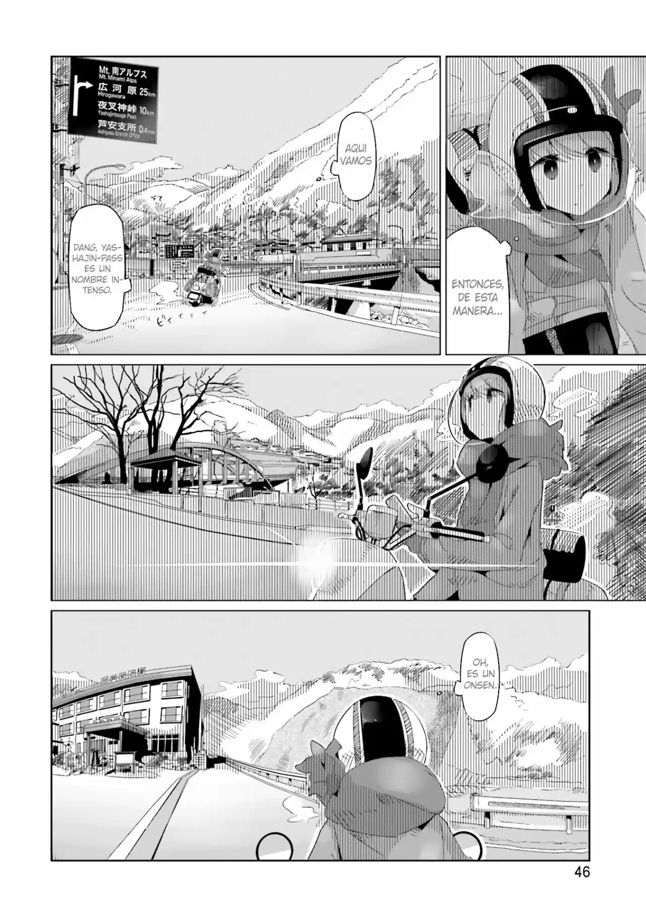 Yurucamp capítulo 15, página 14