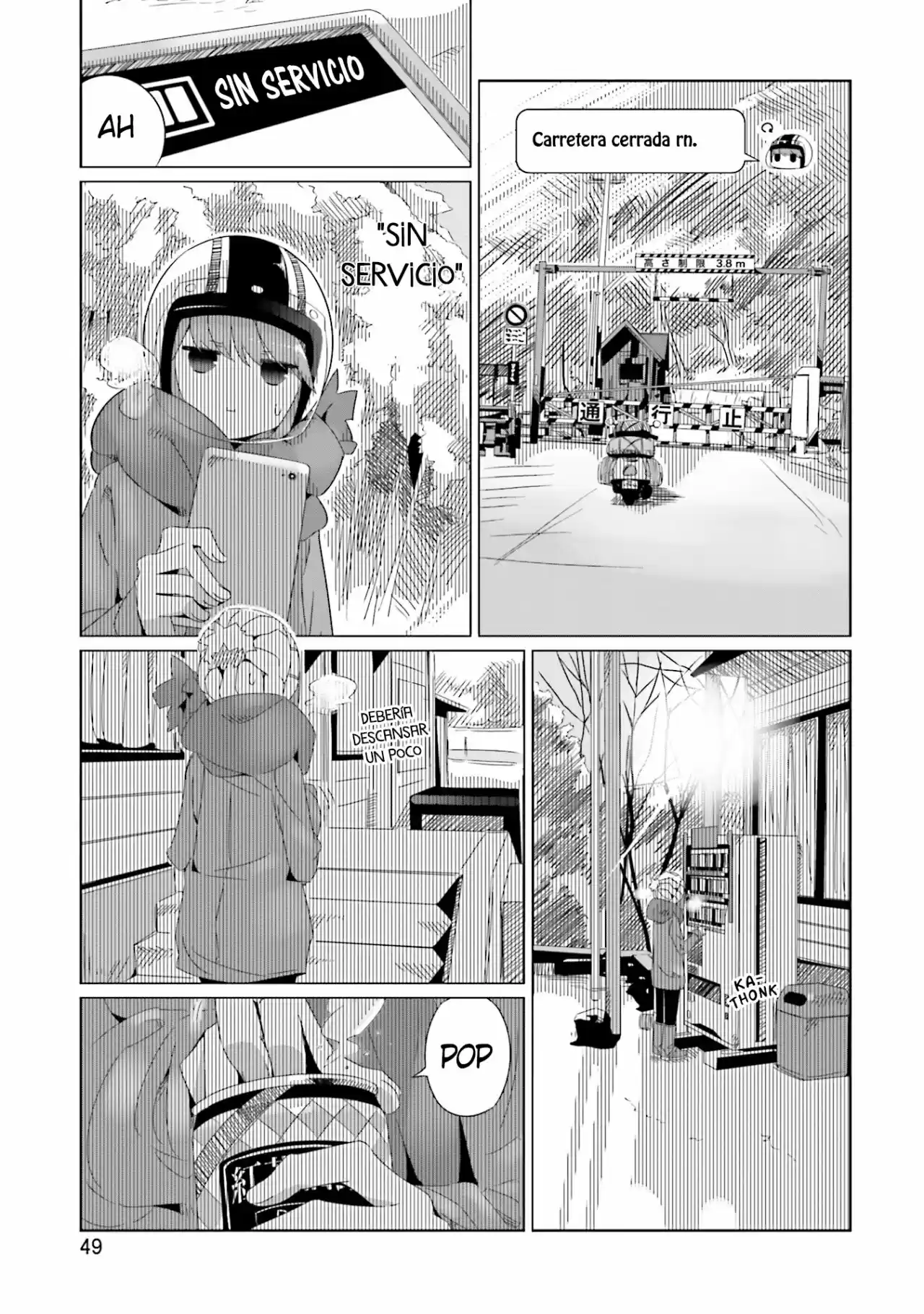 Yurucamp capítulo 15, página 17