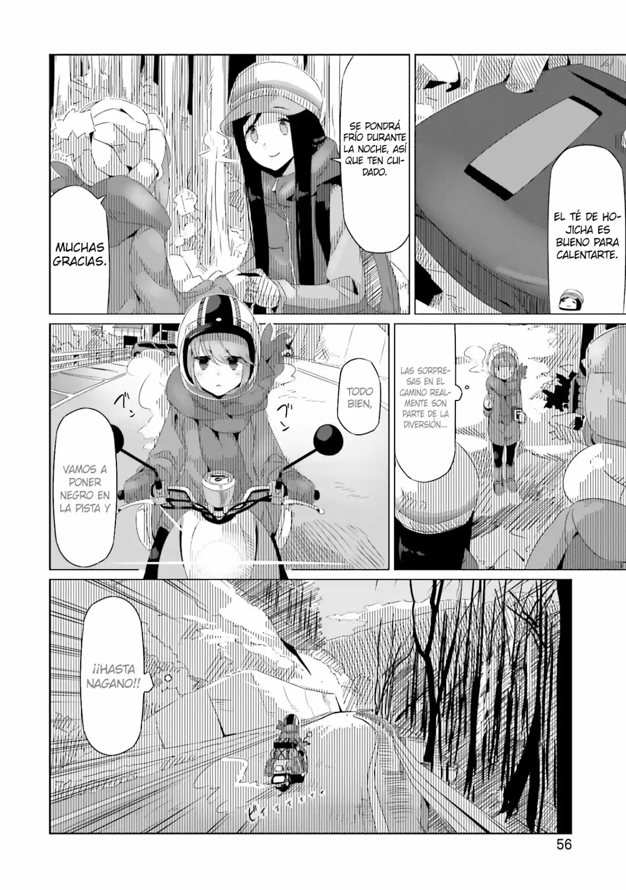 Yurucamp capítulo 15, página 24