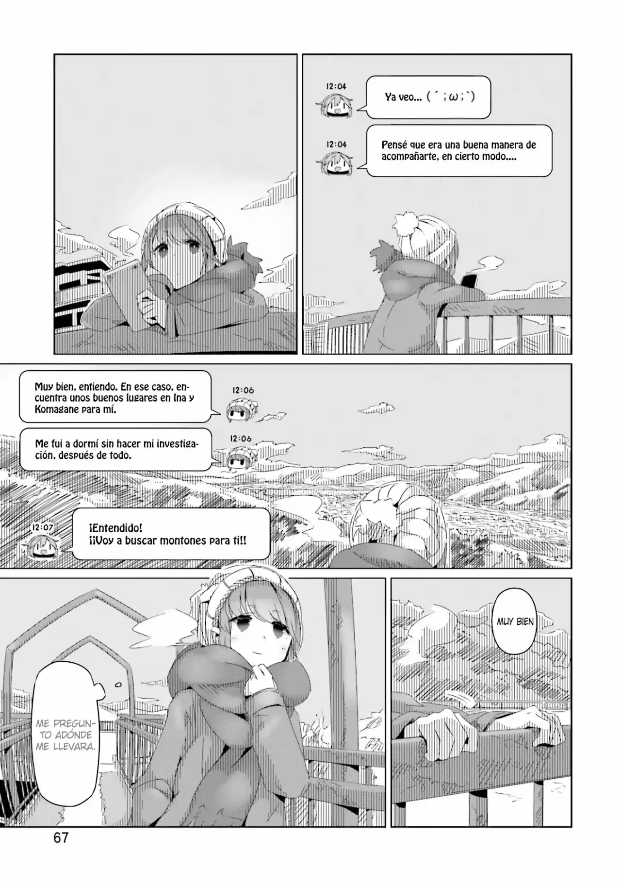 Yurucamp capítulo 16, página 5