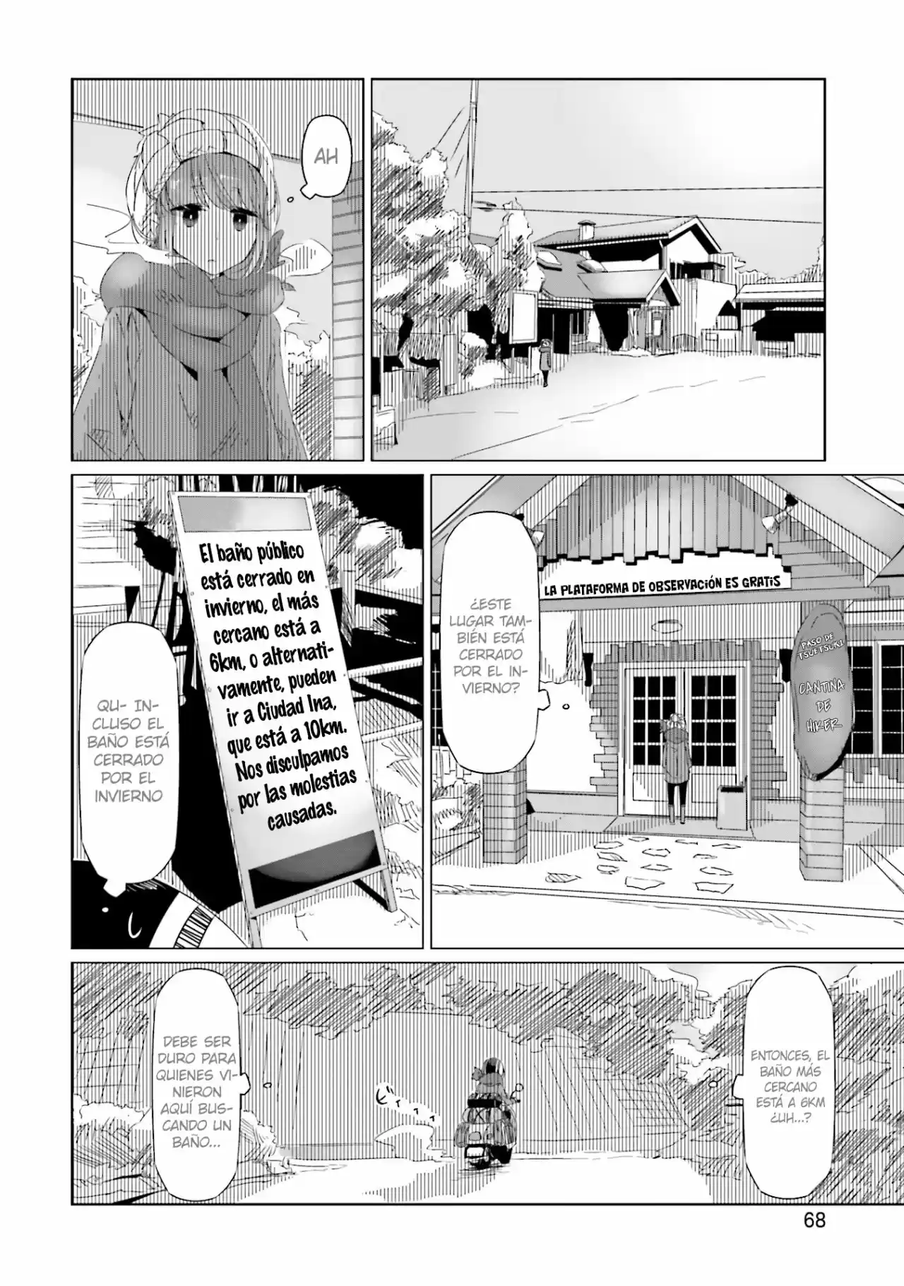 Yurucamp capítulo 16, página 6