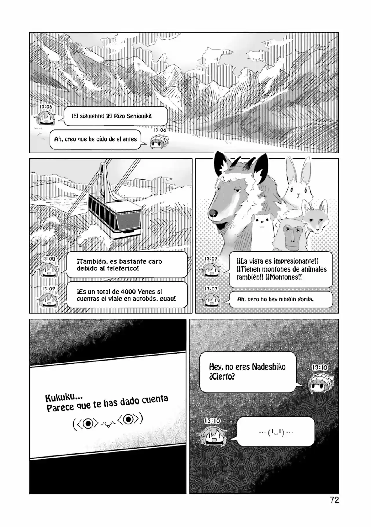 Yurucamp capítulo 16, página 10
