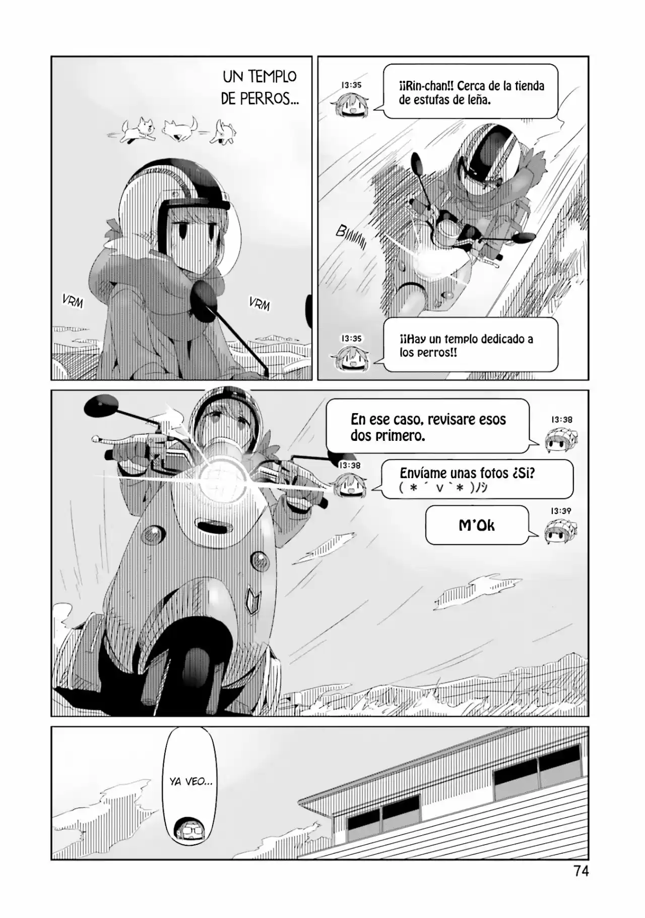 Yurucamp capítulo 16, página 12