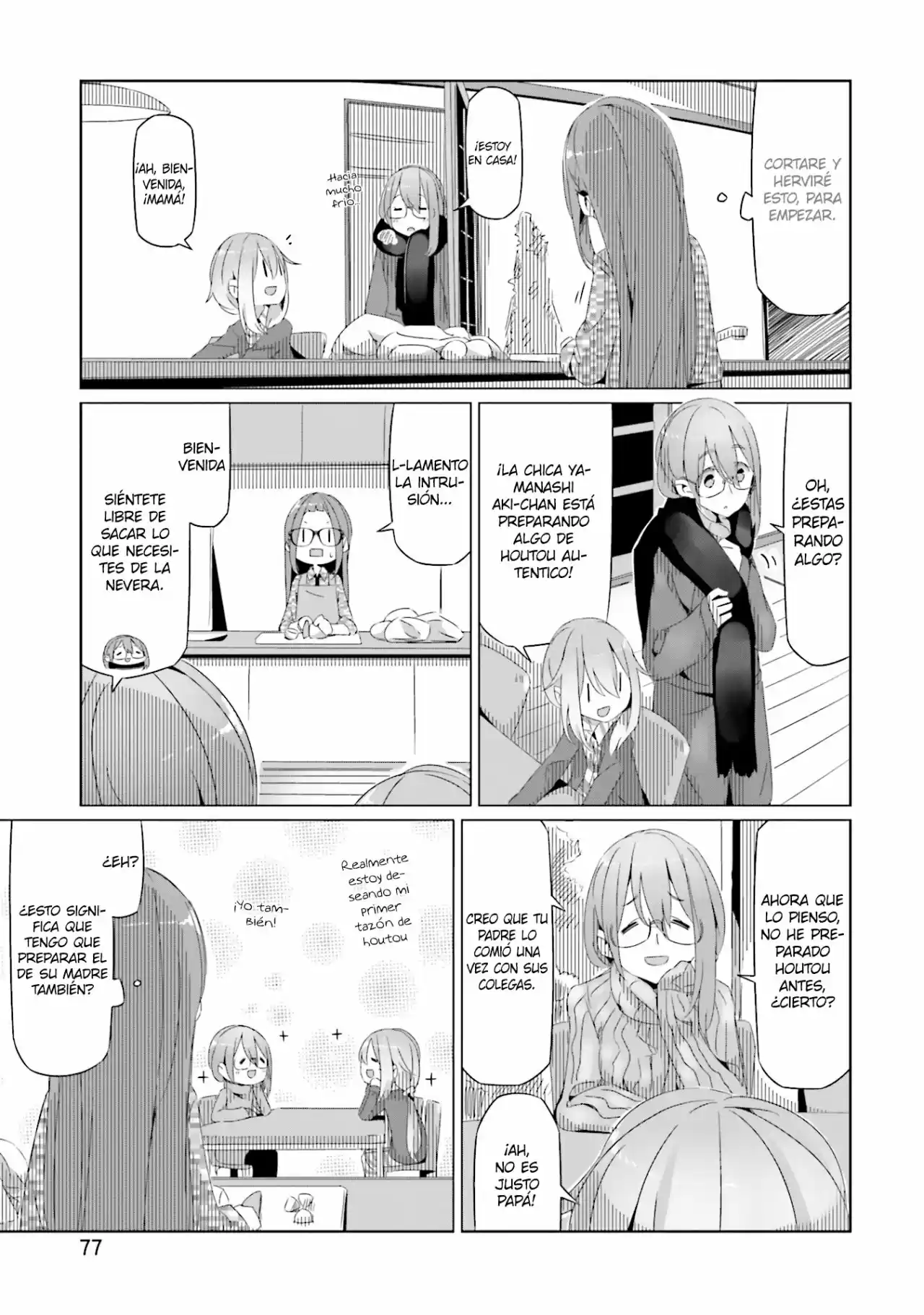 Yurucamp capítulo 16, página 15