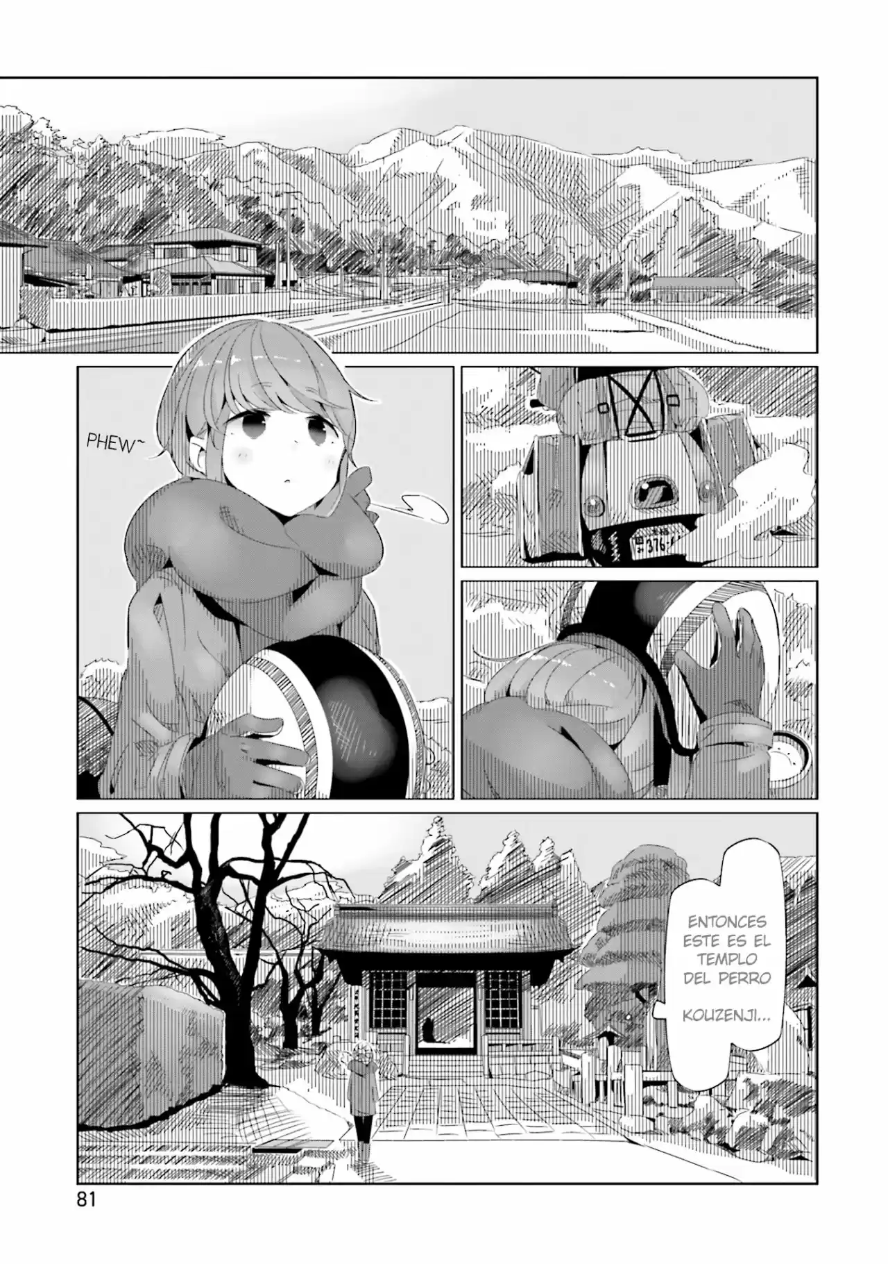 Yurucamp capítulo 16, página 19