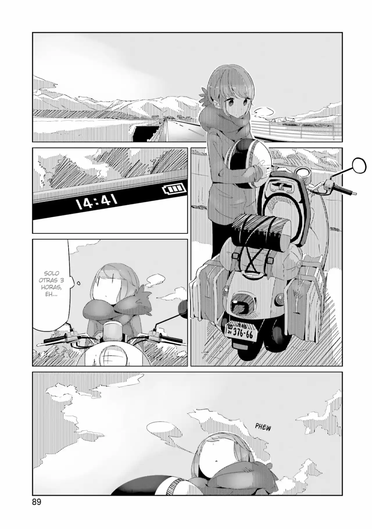 Yurucamp capítulo 16, página 27