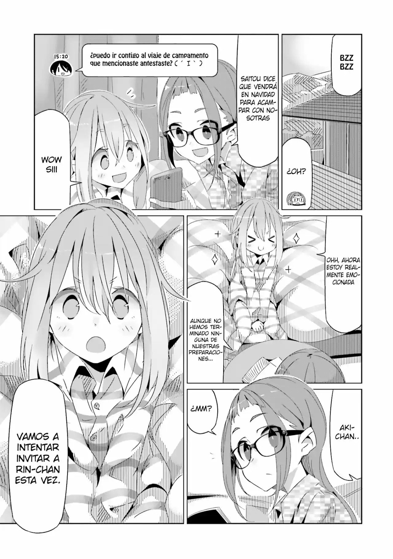 Yurucamp capítulo 17, página 11
