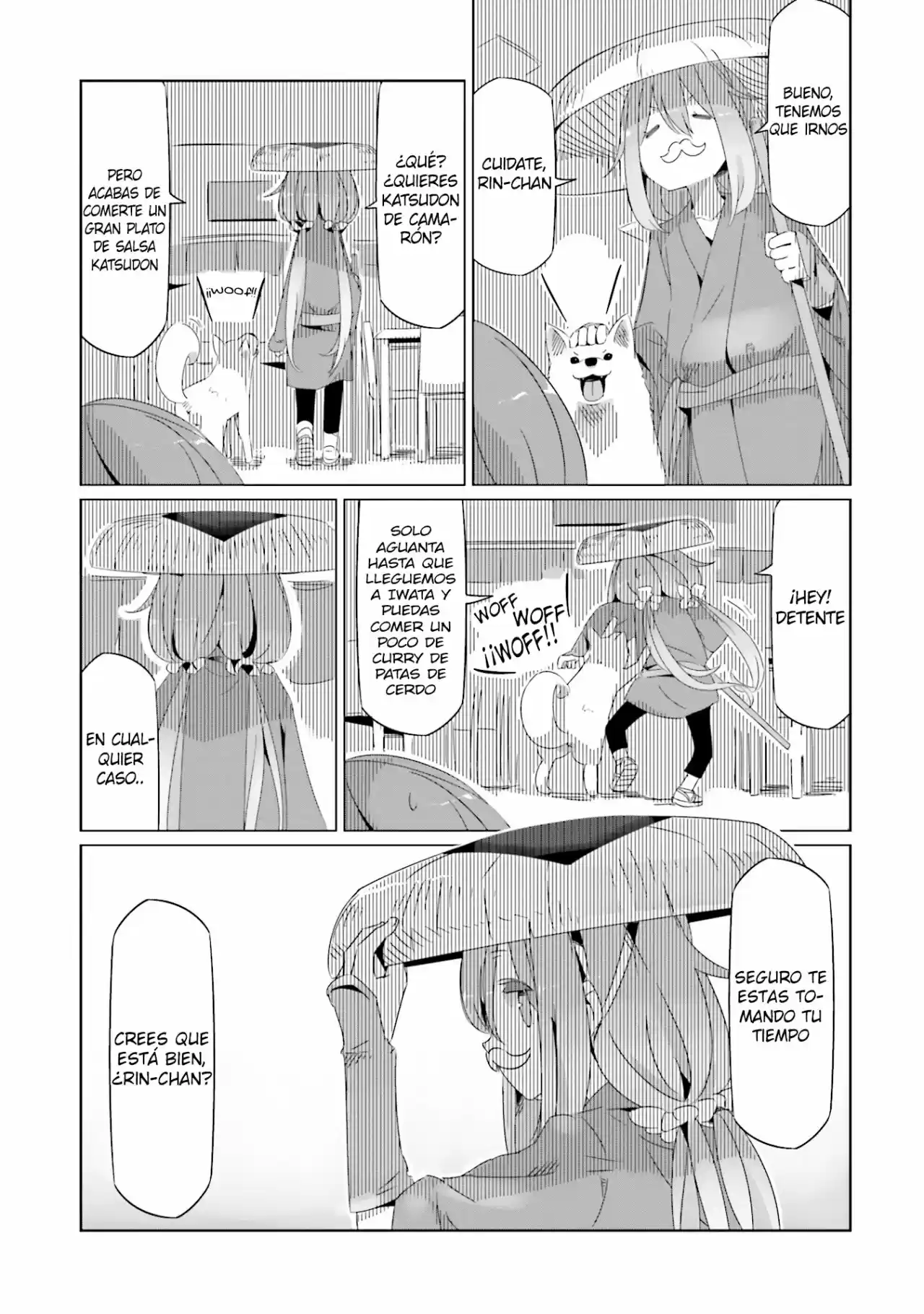 Yurucamp capítulo 17, página 15