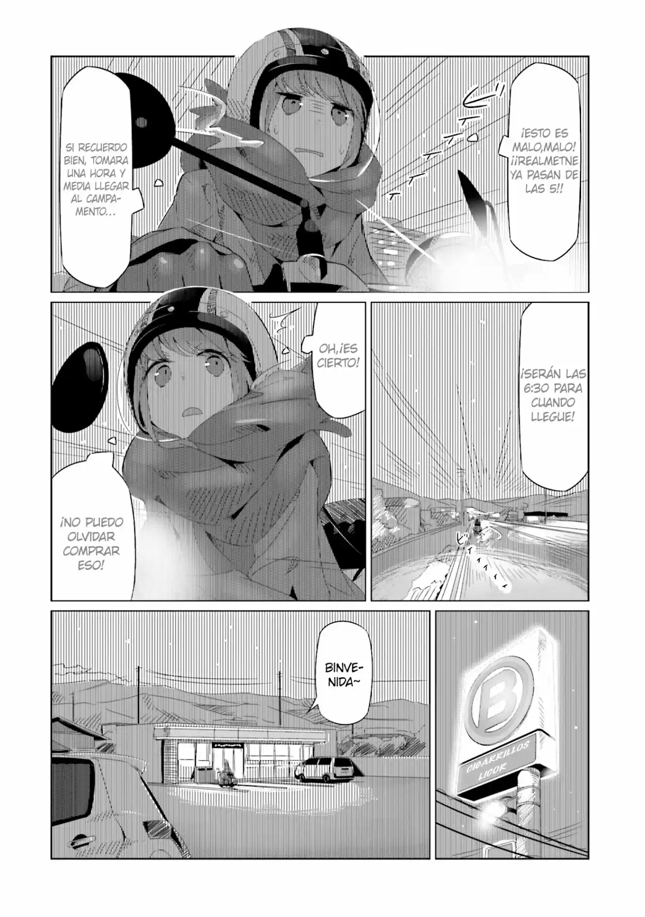 Yurucamp capítulo 17, página 18