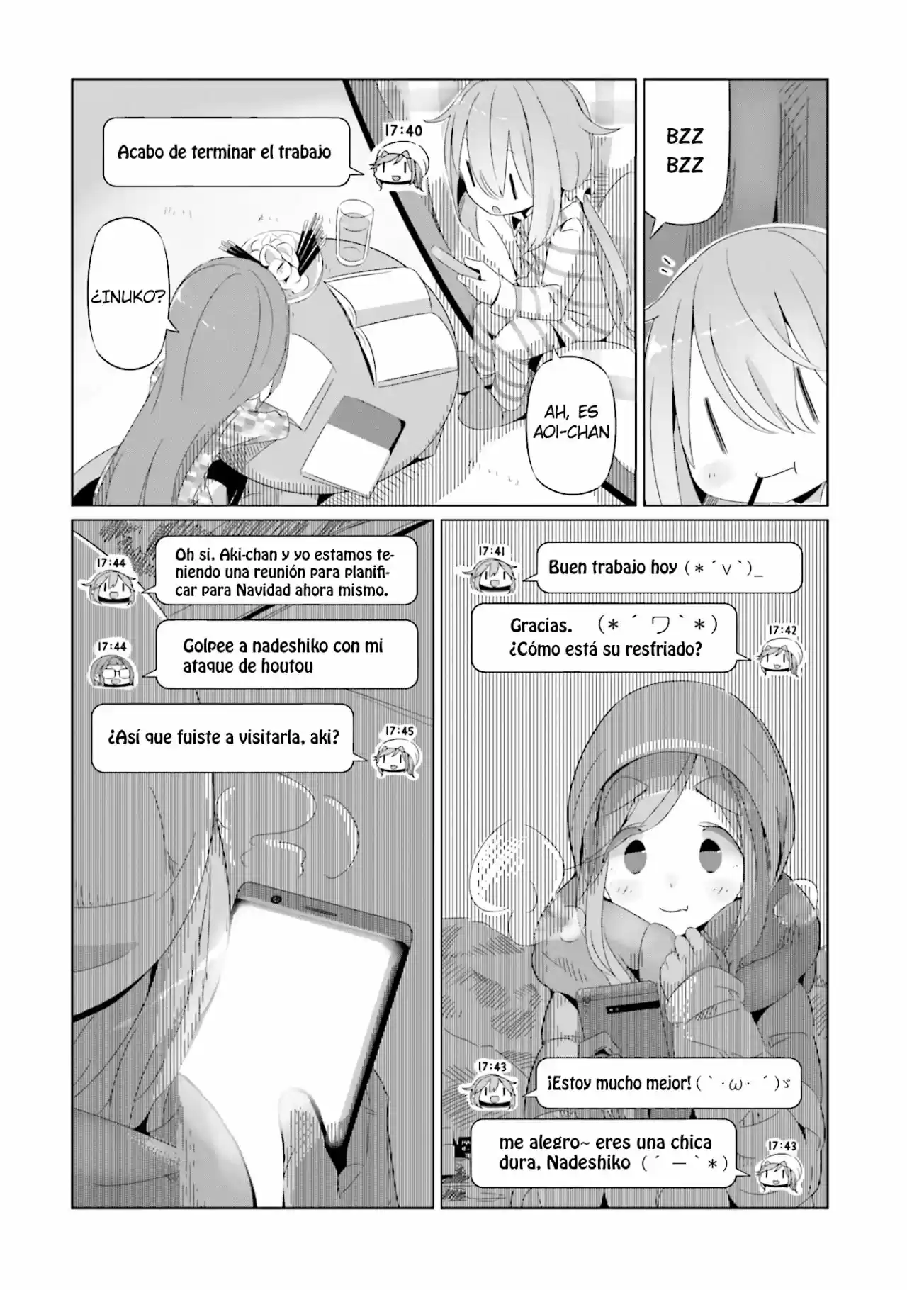 Yurucamp capítulo 17, página 24