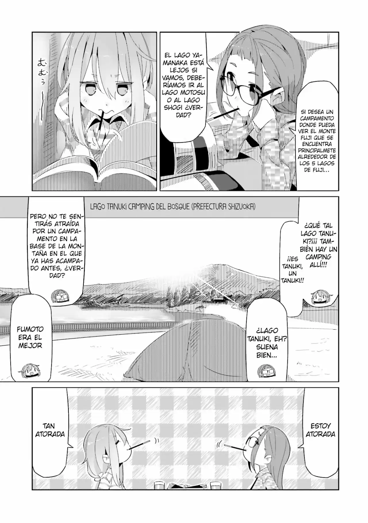 Yurucamp capítulo 17, página 27