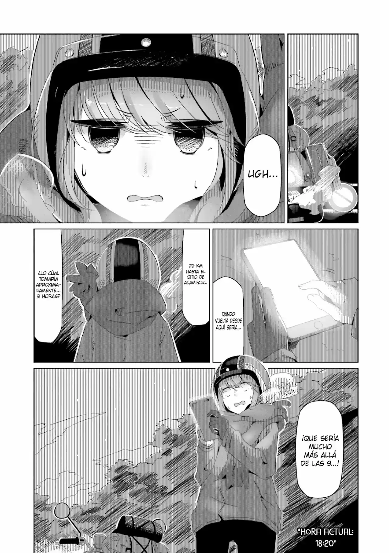 Yurucamp capítulo 18, página 2