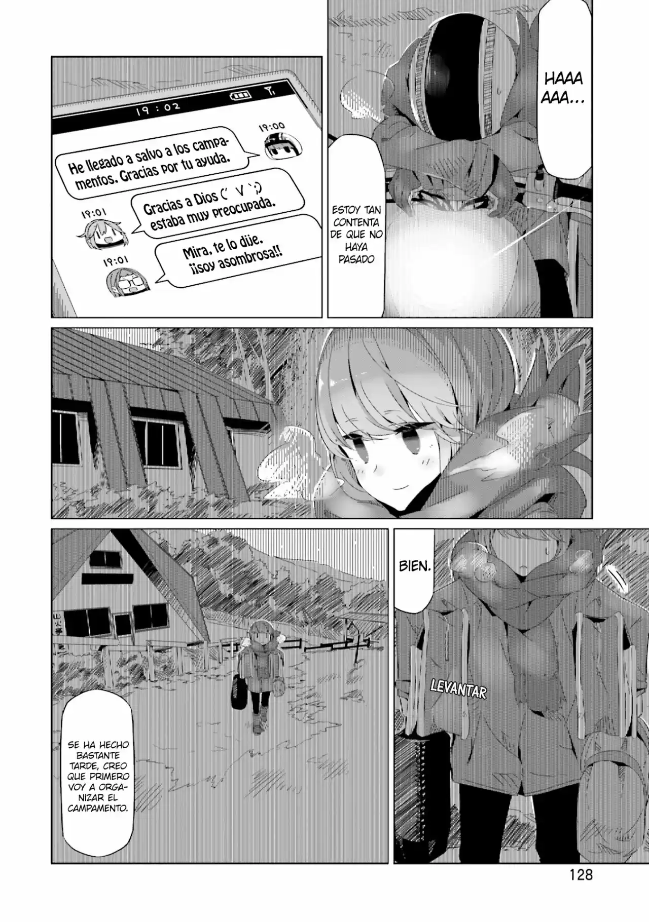 Yurucamp capítulo 18, página 7