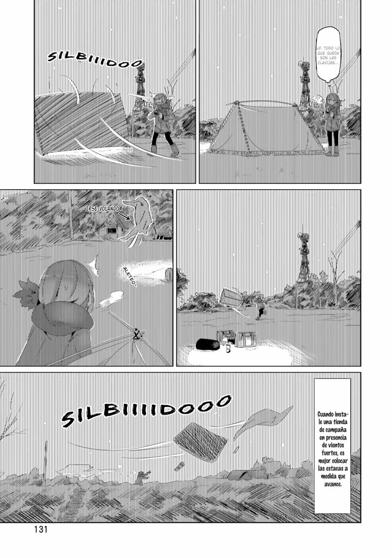 Yurucamp capítulo 18, página 10