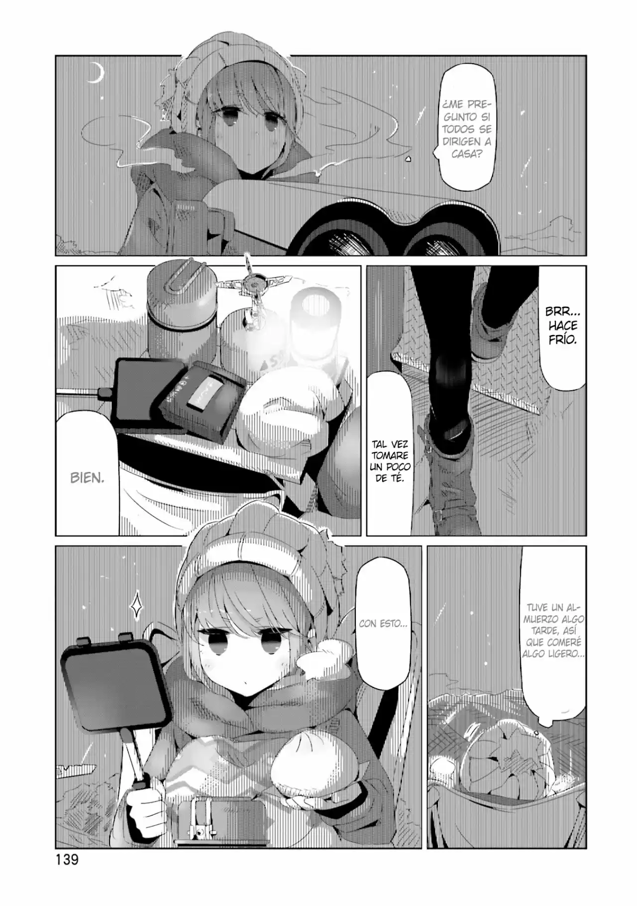 Yurucamp capítulo 18, página 18