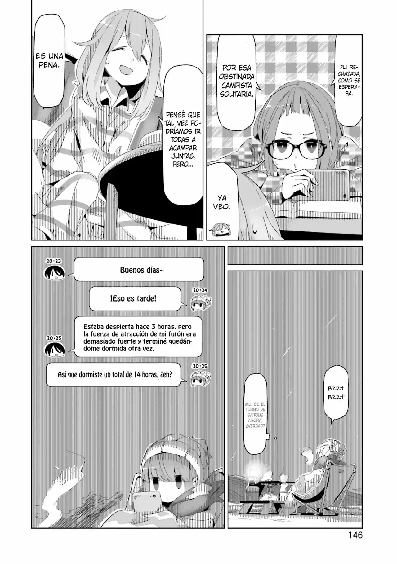 Yurucamp capítulo 18, página 26