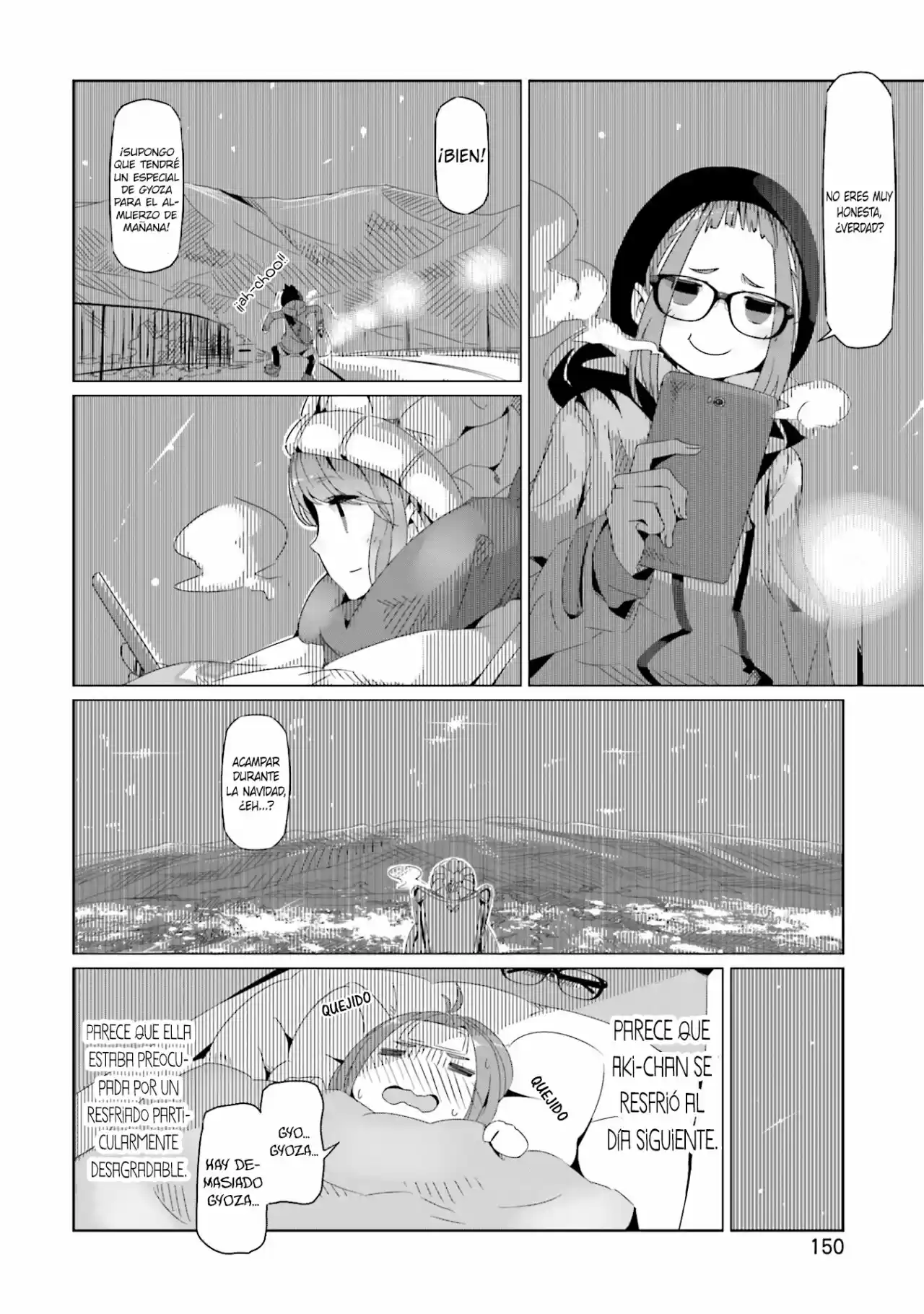 Yurucamp capítulo 18, página 30