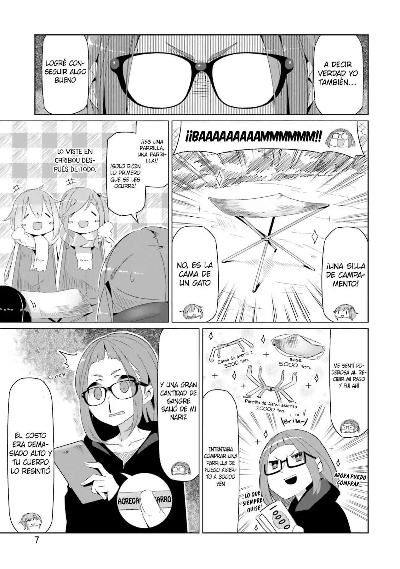 Yurucamp capítulo 19, página 9