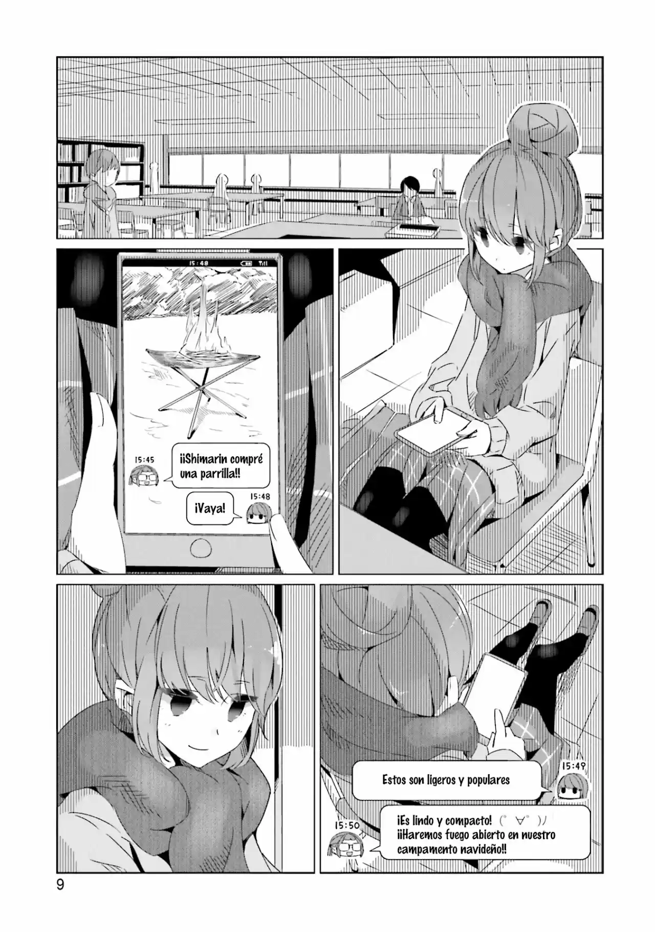 Yurucamp capítulo 19, página 11