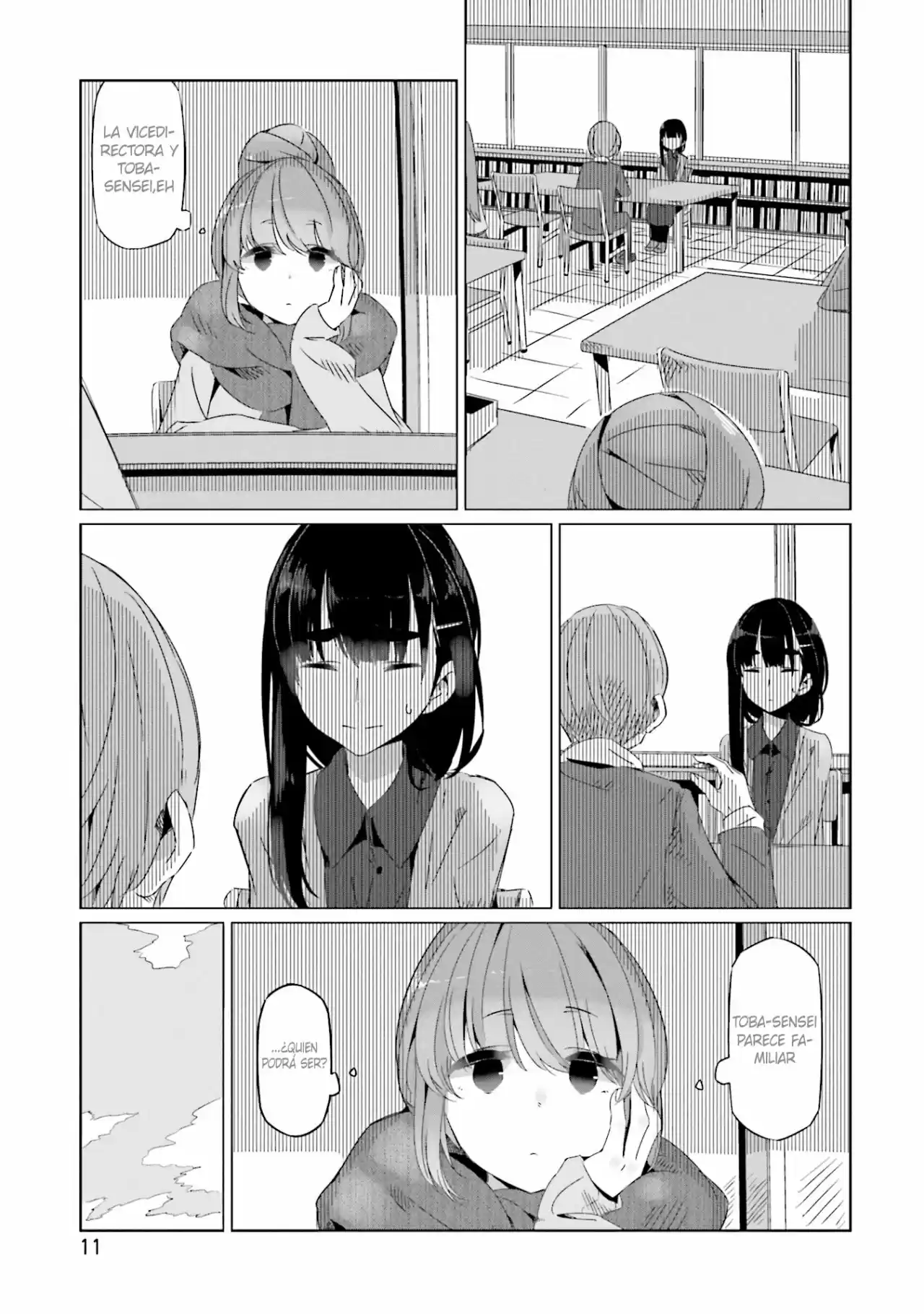 Yurucamp capítulo 19, página 13