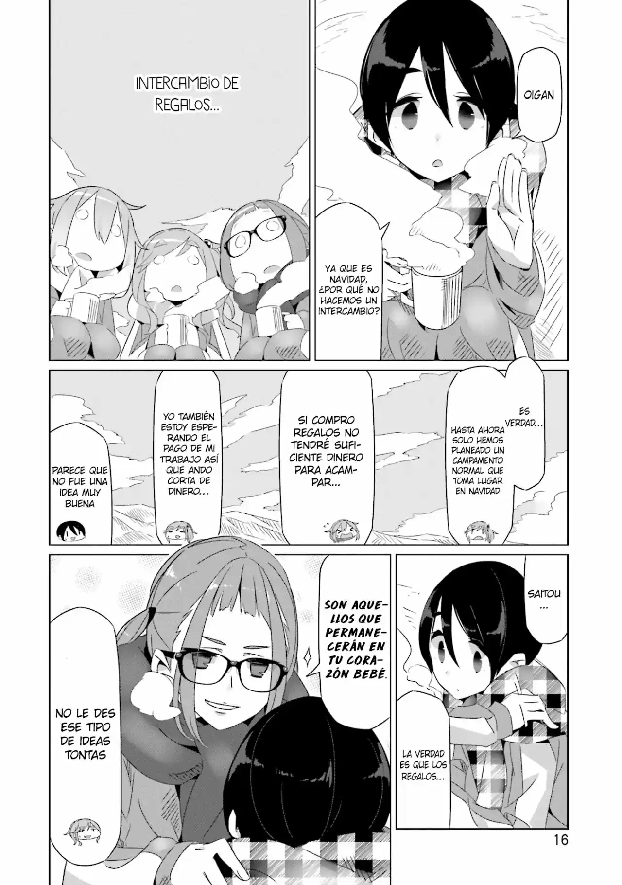 Yurucamp capítulo 19, página 18