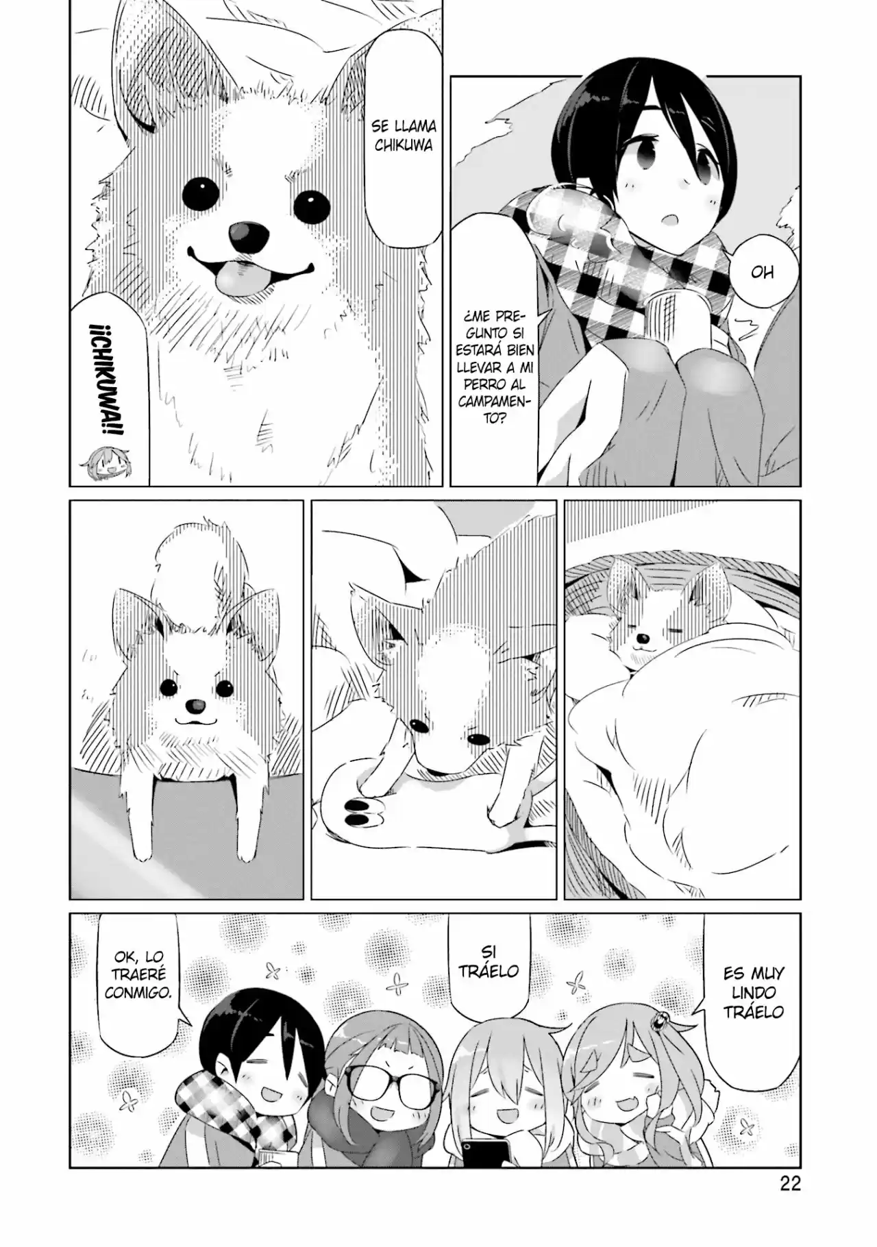 Yurucamp capítulo 19, página 24