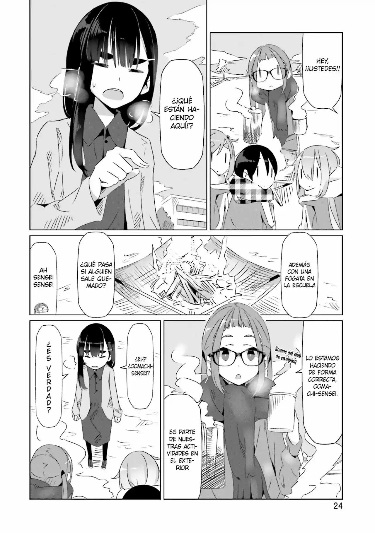 Yurucamp capítulo 19, página 26
