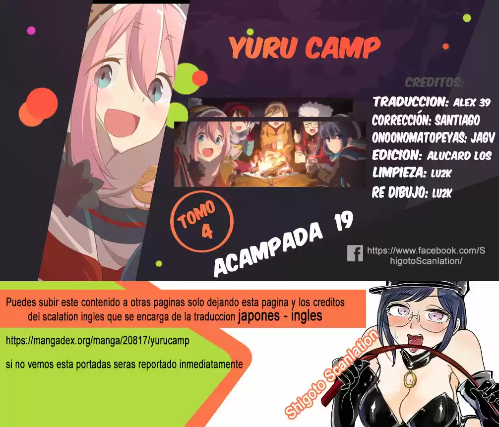 Yurucamp capítulo 19, página 36