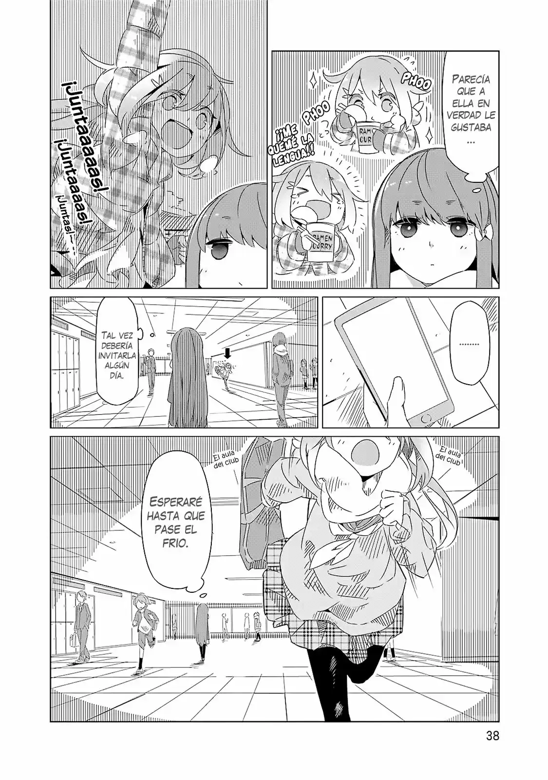 Yurucamp capítulo 2, página 3