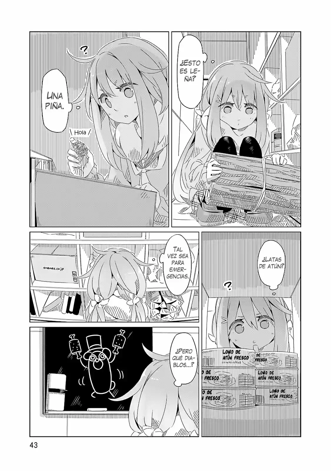 Yurucamp capítulo 2, página 8