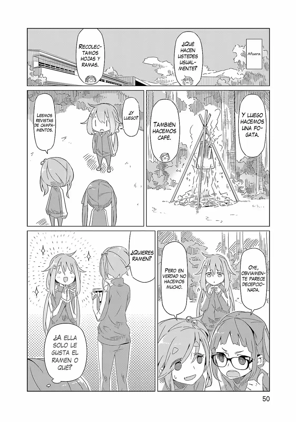 Yurucamp capítulo 2, página 15