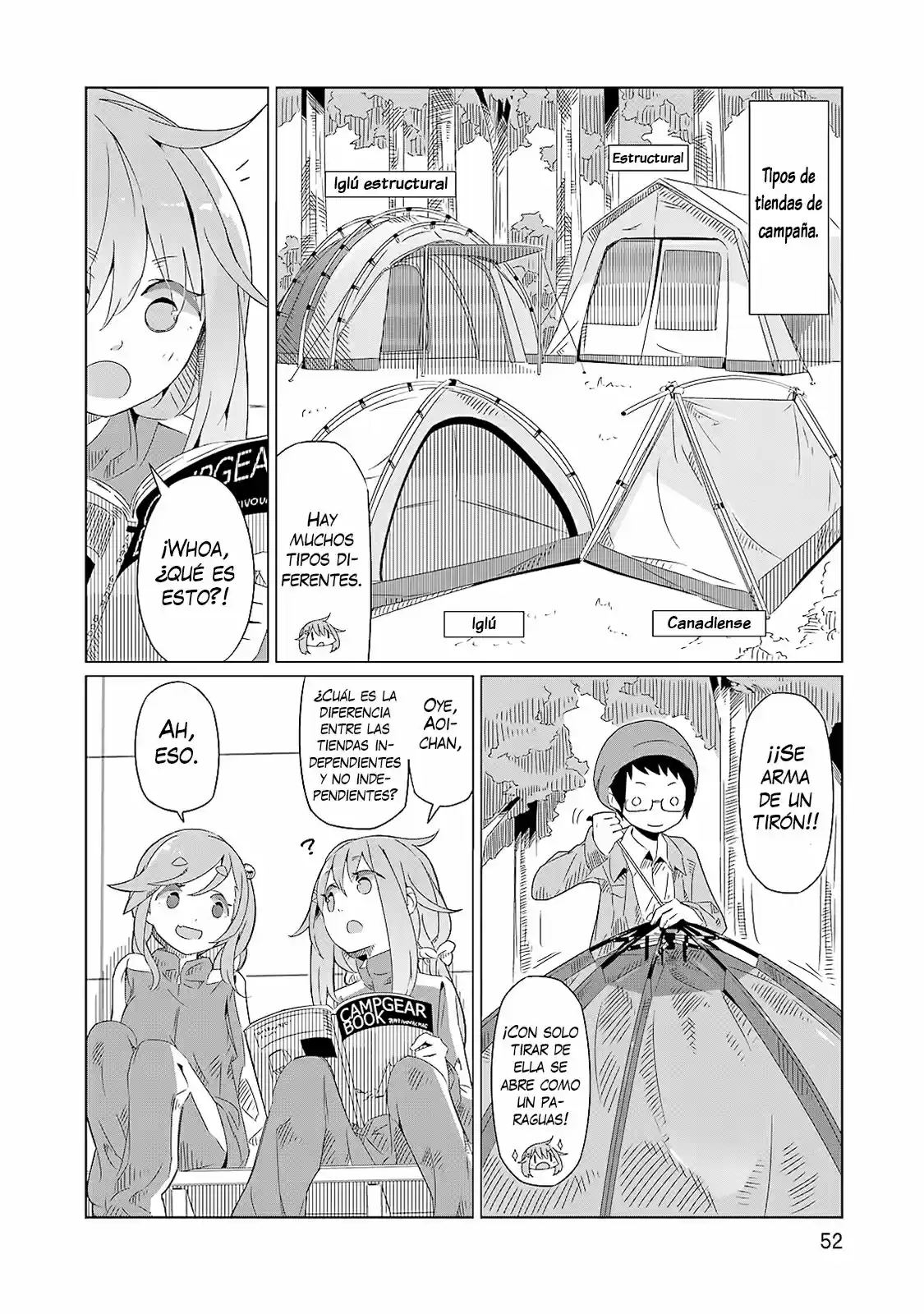 Yurucamp capítulo 2, página 17