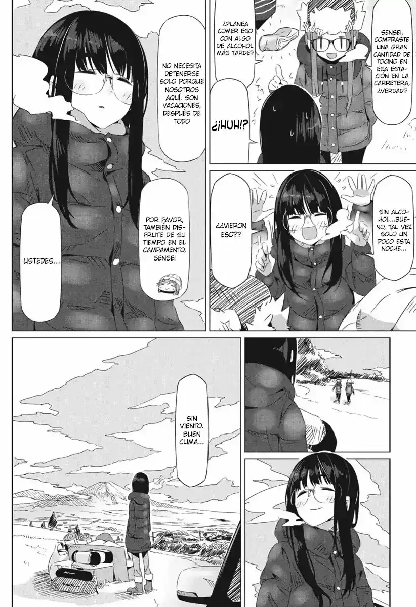 Yurucamp capítulo 20, página 4