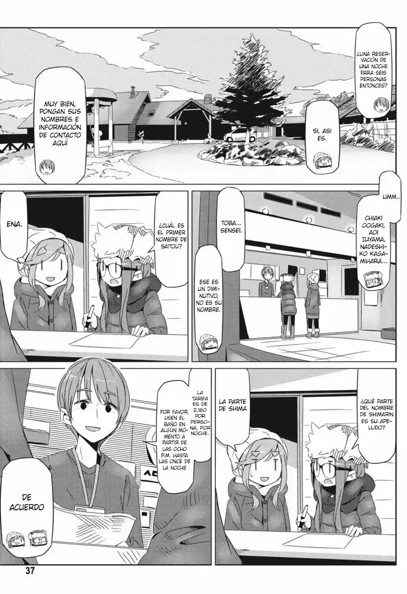 Yurucamp capítulo 20, página 5
