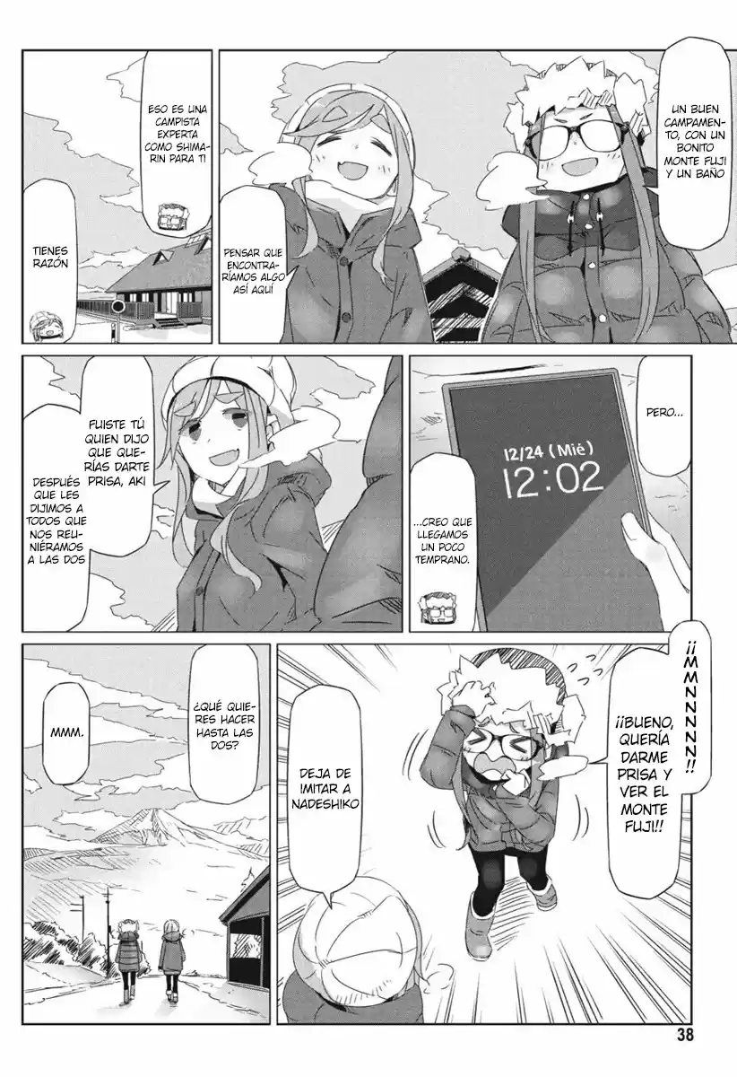 Yurucamp capítulo 20, página 6