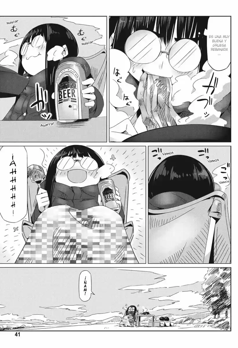 Yurucamp capítulo 20, página 9