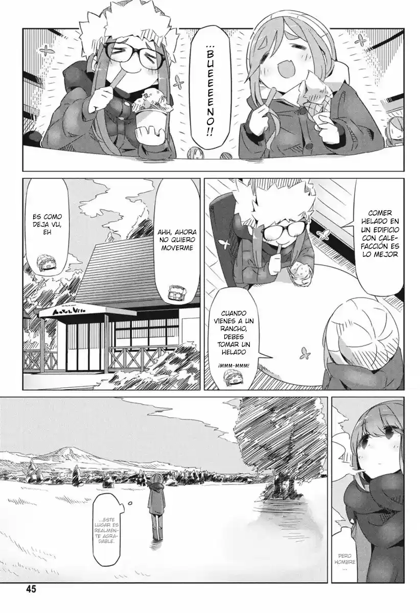 Yurucamp capítulo 20, página 13