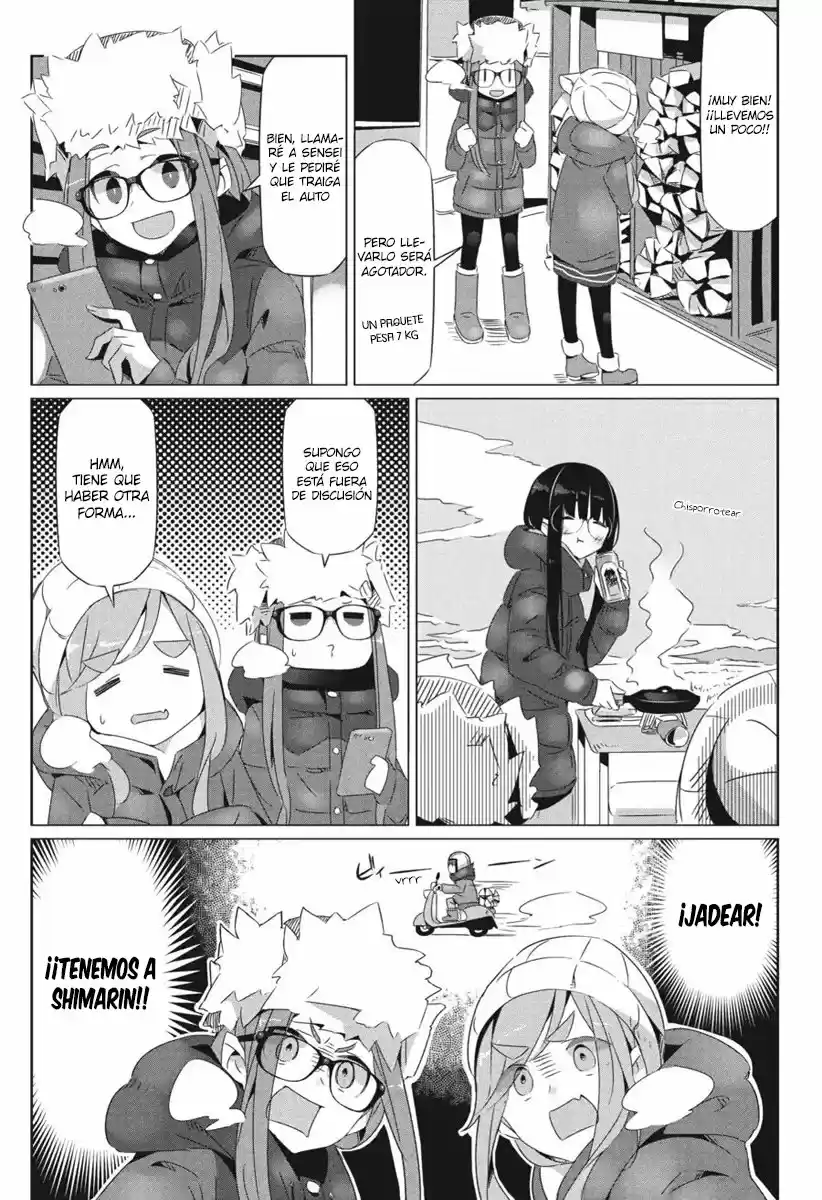 Yurucamp capítulo 20, página 28