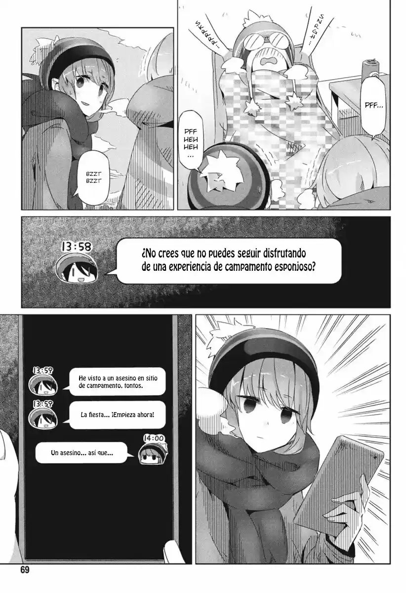 Yurucamp capítulo 21, página 9