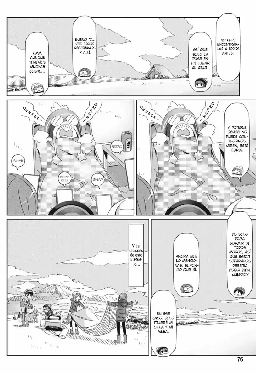 Yurucamp capítulo 21, página 16