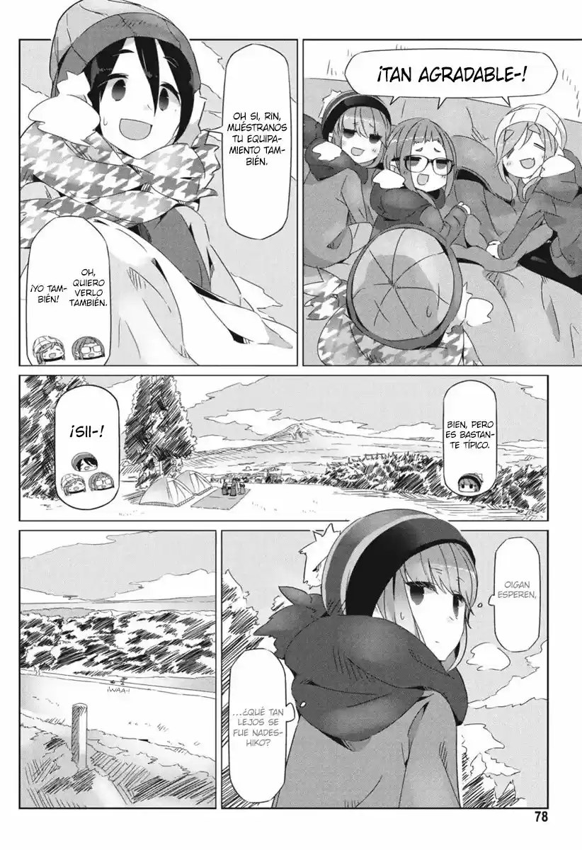 Yurucamp capítulo 21, página 18