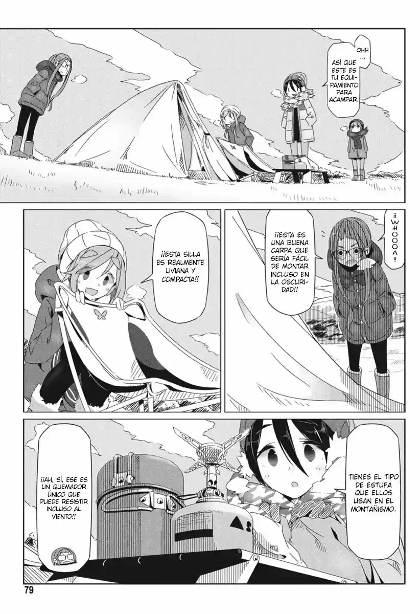 Yurucamp capítulo 21, página 19