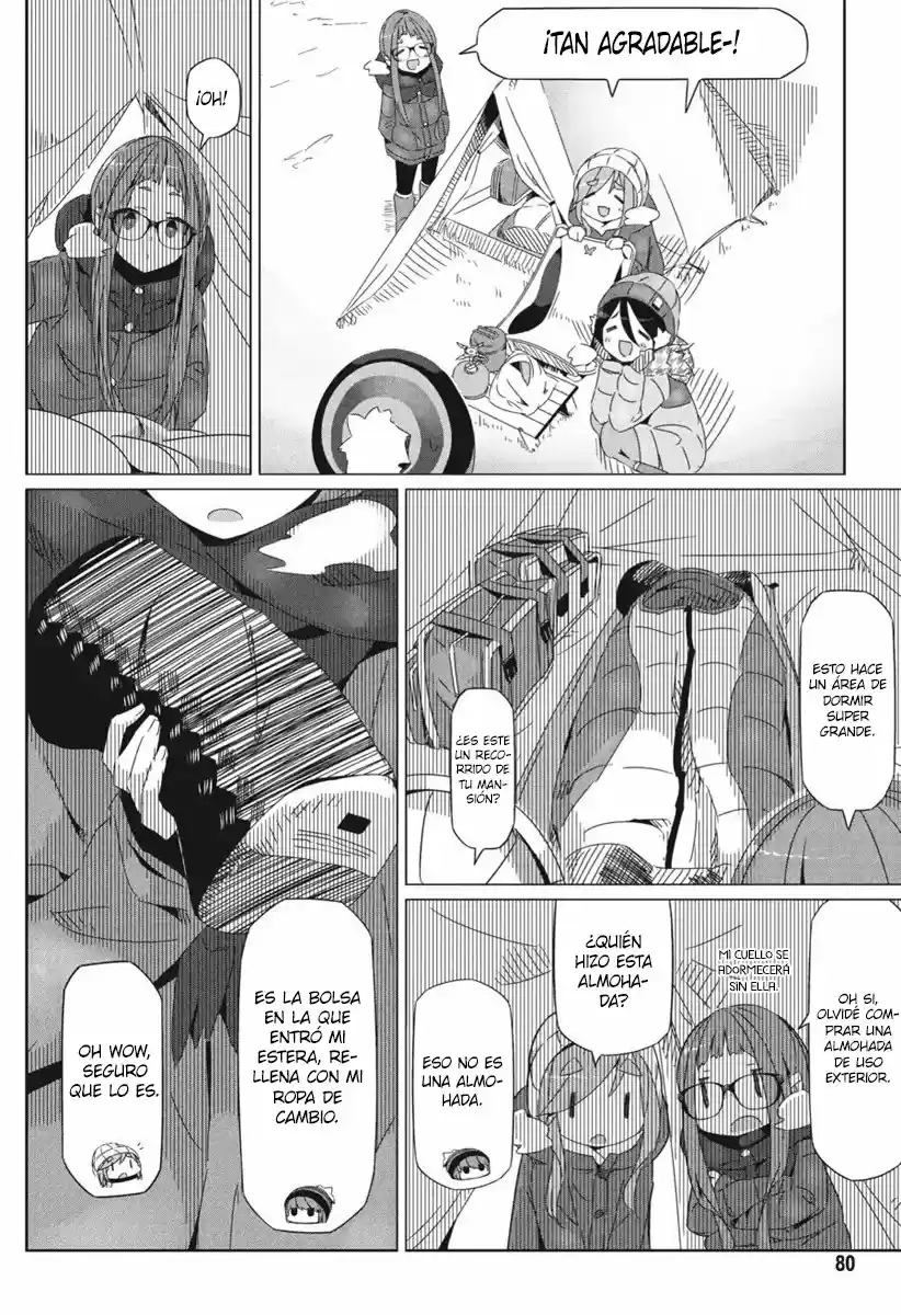 Yurucamp capítulo 21, página 20