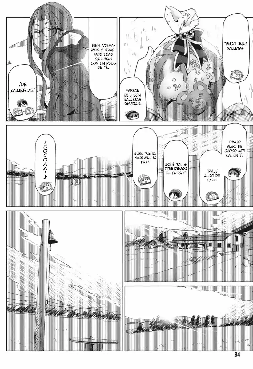 Yurucamp capítulo 21, página 24